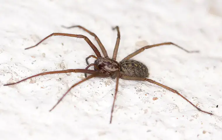 house spider on counter